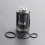 Copper Black 4.8ml Diamond Top Cap + Chimney for FEV V4.5 RTA