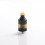 Authentic Yacht Pandora 30 Plus Airflow Combinations MTL RTA Rebuildable Tank Atomizer - Black, SS + Ultem, 22mm Dia.