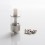 Dvarw MTL FL Facelift Style RTA Rebuildable Tank Atomizer w/ 11 x Air Inserts - Silver, 5ml, SS, 22mm Diameter