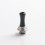 Authentic ThunderHead Creations THC Tauren MTL RTA Replacement Long 510 Drip Tip Black Silver