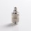 SXK KF Lite Plus 2021 KF 2021 Style RTA Rebuildable Tank Atomizer w/ 4.0ml Extension Tank - Silver, 316SS, 2.0ml, 22mm