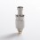 SXK MOBB Mini Style RBA Rebuildable Atomizer w/ 3.5mm Air Pin for Billet / BB / Supbox /Bantam Revision - Silver, 316SS