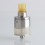 5A Paravozz Mini Style RDTA Rebuildable Dripping Tank Atomizer - Silver, 316SS + PC, 2.0ml, 22mm Diameter