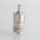 Typhoon Taifun GT One Style RTA Rebuildable Tank Atomizer - Silver, 4.3ml, Improved Version Kit, 23mm Diameter