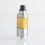 Luca creation 4C Tank Style MTL RTA Rebuildable Atomizer - Silver, 3.0ml, 22mm Diameter