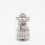 SXK Hurricane 1.4 NG Style RTA Rebuildable Tank Atomizer - Silver, 3.0ml, 24mm Diameter