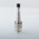 5A Paravozz Mini Style RDTA Rebuildable Dripping Tank Atomizer - Silver, Titanium Alloy + PC, 2.0ml, 22mm Diameter