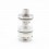 SXK Monarchy JIIIS V2 J3 2 Style RTA Rebuildable Tank Atomizer - Silver, 23mm Diameter