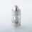 Typhoon Taifun GTV GT V Style RTA Rebuildable Tank Vape Atomizer - Silver, 6ml, 25mm Diameter