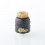 Authentic ThunderHead Creations X Mike s THC Blaze SOLO RDA Atomizer Black Gold