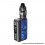 Authentic Voopoo Drag 4 Box Mod Kit with Uforce-L Tank Atomizer Gun Metal Ocean Blue