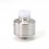 SXK NarDa 5A Style RDA Rebuildable Dripping Vape Atomizer - Silver, 316SS, BF Pin, 22mm Diameter