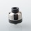 Armor Engine Style RDA Atomizer w/ BF Pin Black Silver