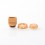 510 Drip Tip + Button Set for dotMod dotAIO V2 Gold Aluminum