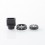 510 Drip Tip + Button Set for dotMod dotAIO V2 Black Aluminum