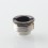 Monarchy Style Flush Nut 510 Drip Tip Adapter for Billet / BB Box Mod Black