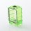 PRC Style Boro Tank for SXK BB / Billet AIO Box Mod Kit Green Acrylic