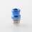 Mission XV DotMission Style Threaded Drip Tip for dotMod dotAIO V1 / V2 Pod Blue