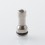 Mission XV Style RDL 510 Drip Tip for RDA / RTA / RDTA Atomizer Silver Titanium