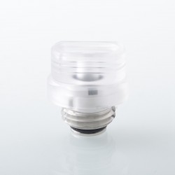 Protocol MVP Style Drip Tip for BB / Billet / Boro AIO Box Mod - Translucent, Sainless Steel + PC