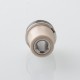 Rekavape Hybrid BBAIO Drip Tip for BB / Billet / Boro AIO Box Mod - Beige, Stainless Steel + PEEK