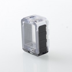 S-ProRo Style Boro Tank for SXK BB / Billet AIO Box Mod Kit - Black + Frost, Aluminum + Acrylic