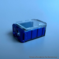 S-ProRo Style Boro Tank for SXK BB / Billet AIO Box Mod Kit - Blue + Frost, Aluminum + Acrylic