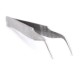 VETUS ST-15 Stainless Steel Curved Tweezers - Silver, HRC 40'