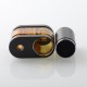 Stratum Balance Style 60W TC VW Box Mod - Brown + Black, PEI + Aluminum Allloy, 1~60W, 1 x 18350 / 18500 / 18650