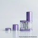 Stratum Balance Style 60W TC VW Box Mod - Translucent + Purple, PC + Aluminum Allloy, 1~60W, 1 x 18350 / 18500 / 18650