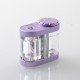 Stratum Balance Style 60W TC VW Box Mod - Translucent + Purple, PC + Aluminum Allloy, 1~60W, 1 x 18350 / 18500 / 18650