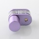 Stratum Balance Style 60W TC VW Box Mod - Translucent + Purple, PC + Aluminum Allloy, 1~60W, 1 x 18350 / 18500 / 18650