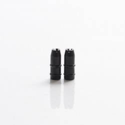 SXK 316 Stainless Steel Wicks-DLC with O-rings for SXK / YFTK Flash e-Vapor V4.5S+ RTA - Black (2 PCS)