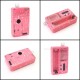 SXK BB Style 60W All-in-One VW Box Mod Vape Kit w/ USB Port - Pink Speckle, 1~60W, 1 x 18650, Evolv DNA 60 (2023 Logo)