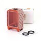 SXK Boro Tank for SXK BB / Billet AIO Box Mod Kit - Orange, Aluminum, Monarchy Pattern