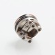 SXK Citadel Style RDA Rebuildable Dripping Atomizer w/ BF Pin - Silver, 316 Stainless Steel, 22mm Diameter