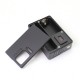 SXK Delro D650 Style Boro Box Mod - Black, VW 5~60W, 1 x 18650, Compatible with BB / Billet Boro RBA / Tank