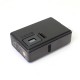 SXK Delro D650 Style Boro Box Mod - Black, VW 5~60W, 1 x 18650, Compatible with BB / Billet Boro RBA / Tank