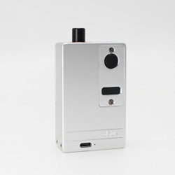 SXK Delro Style 60W TC VW AIO Mod Kit - Silver, 1~60W, 2200mAh, Evolv DNA 60 Chipset