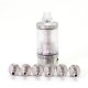 SXK Hussar RTA 2023 Style RTA Atomizer - Silver, 4,2ml, 7 PCS Air Pins: 1 + 1.2 + 1.5 + 1.8 + 2.2 + 2.5 + 2.9mm, 22mm