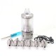 SXK Hussar RTA 2023 Style RTA Atomizer - Silver, 4,2ml, 7 PCS Air Pins: 1 + 1.2 + 1.5 + 1.8 + 2.2 + 2.5 + 2.9mm, 22mm