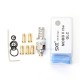 SXK Monarchy Mobb V Style RBA Bridge for Billet / BB / Boro Tank - GLC Silver, Air Pins 1 + 1.2 + 2 + 2.5 + 3 + 3.5mm