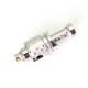 SXK Monarchy Mobb V Style RBA Bridge for Billet / BB / Boro Tank - Silver Pattern, Air Pins 1 + 1.2 + 2 + 2.5 + 3 + 3.5mm