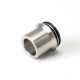 SXK Monarchy P22 Style RDA Replacement Drip Tip - Black + Brown + Silver, POM + PEI + 316SS (3 PCS)