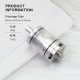 SXK Monarchy Prime Style RTA Rebuildable Tank Atomizer - Silver, 316SS + PCTG, 4.0ml, 22mm Diameter