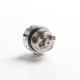 SXK Penodat V2 Style MTL RTA Rebuildable Tank Vape atomizer - Silver, 316S + PC, 2.5ml, 22mm Diameter