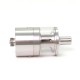 SXK Picatiny Style MTL RTA Rebuildable Tank Atomizer - Silver, 316 Stainless Steel + Glass, 3ml, 22mm Diameter