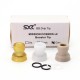 SXK Replacement Mouthpiece for MISSION COSMOS V2 Style Booster Drip Tip - POM + PEEK + Ultem (3 PCS)