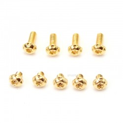 SXK Replacement Torx Screw Set Kit for SXK BB 70W / DNA 60W Style Box Mod Kit - Gold, Stainless Steel (9 PCS)