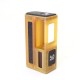 SXK SVA AIO-X Style DNA 60W Boro Mod - Brown, VW 1~60W, 1 x 18650, Evolv DNA60 Chipset, Compatible with Billet RBA / Boro Tank